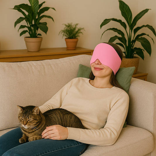 Bonnet Anti-Migraine Chaud / Froid | Soulagement des Maux de Tête Naturel