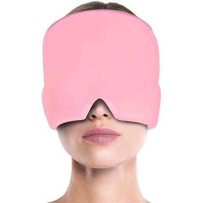 Bonnet Anti-Migraine Chaud / Froid | Soulagement des Maux de Tête Naturel ROSE